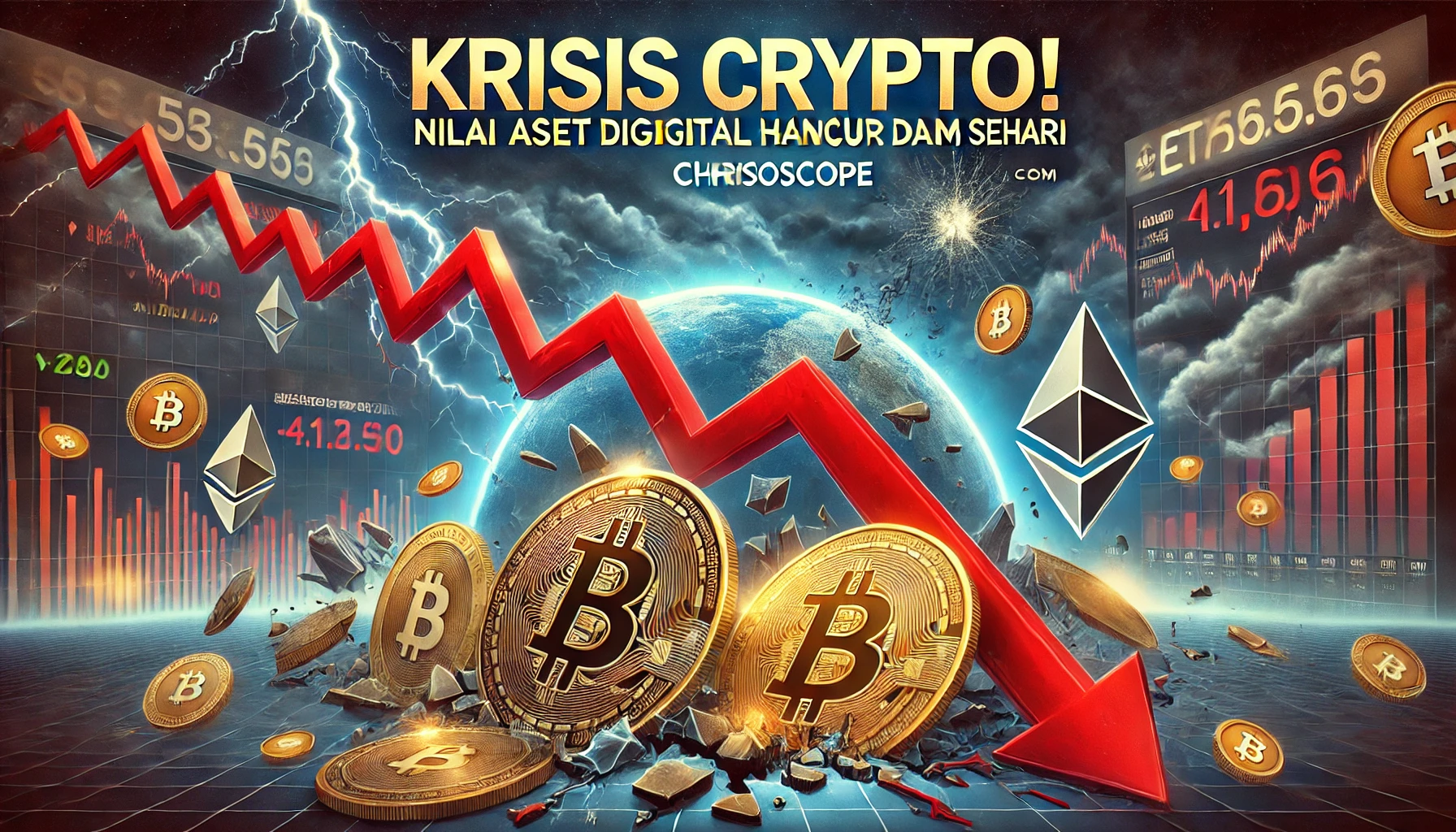 Krisis Crypto! Nilai Aset Digital Hancur dalam Sehari