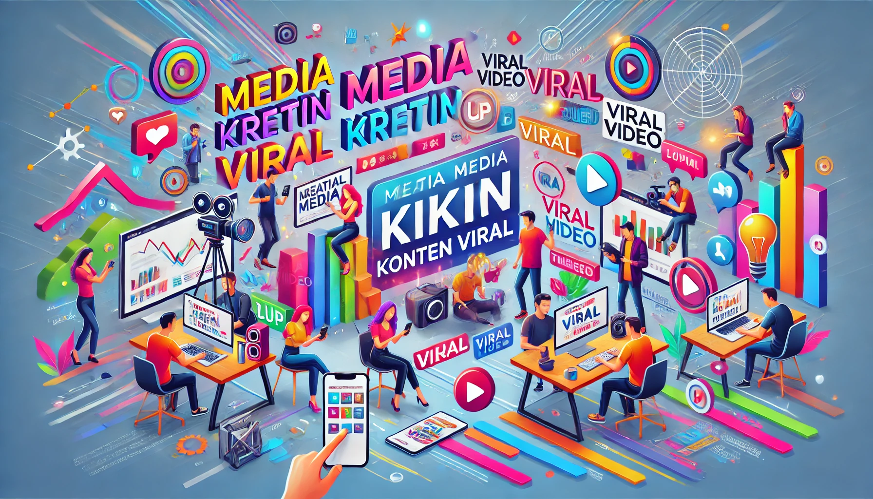 Media Kreatif Bikin Konten Viral