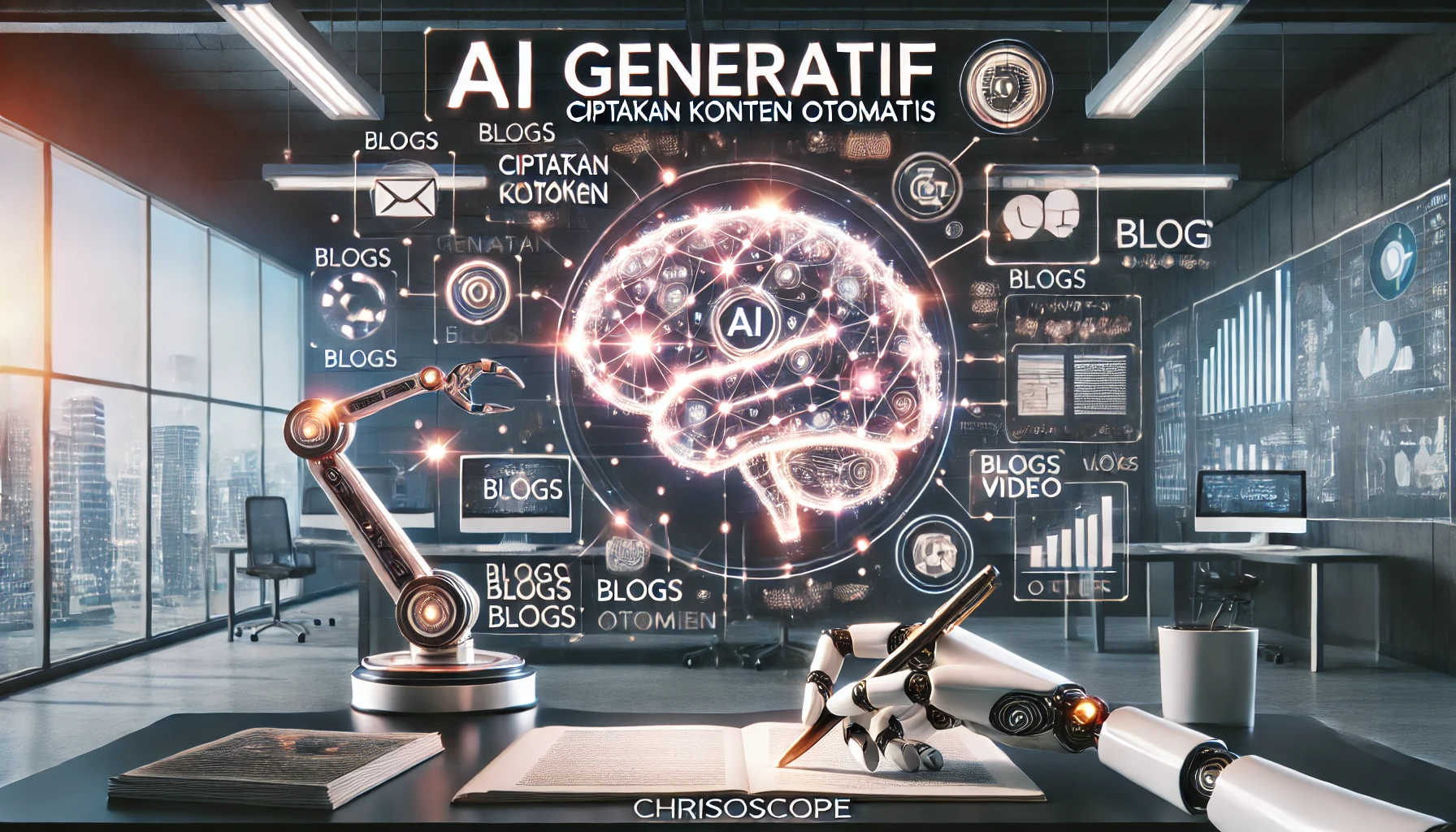 AI Generatif Ciptakan Konten Otomatis