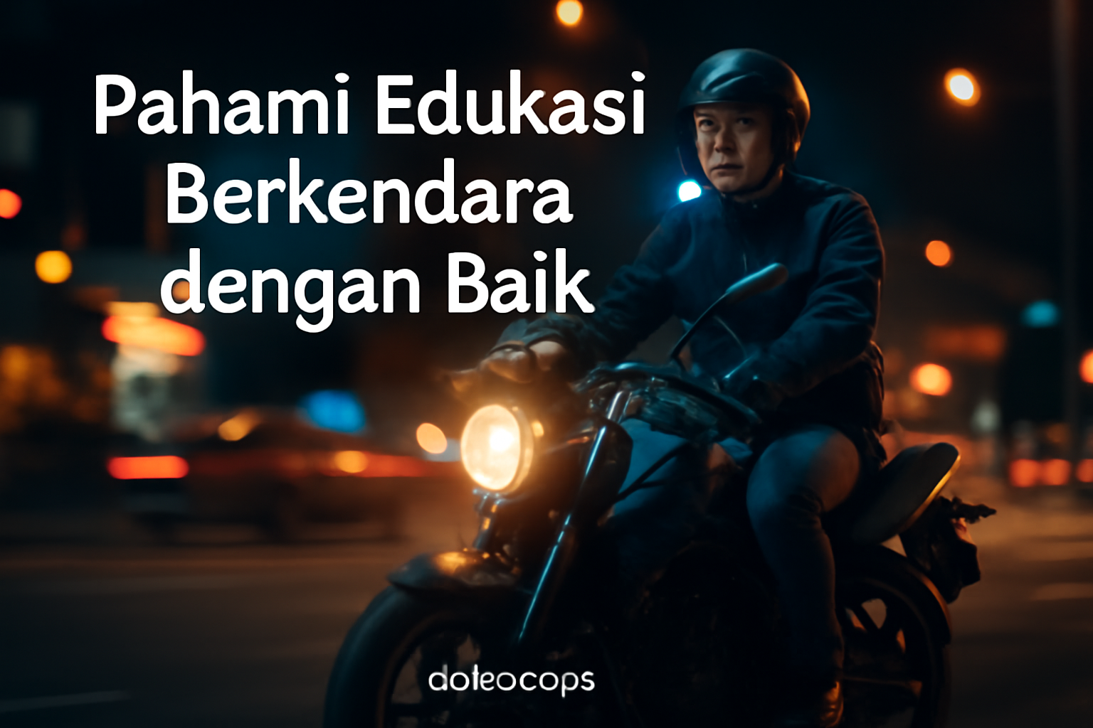 Pahami Edukasi Berkendara dengan Baik