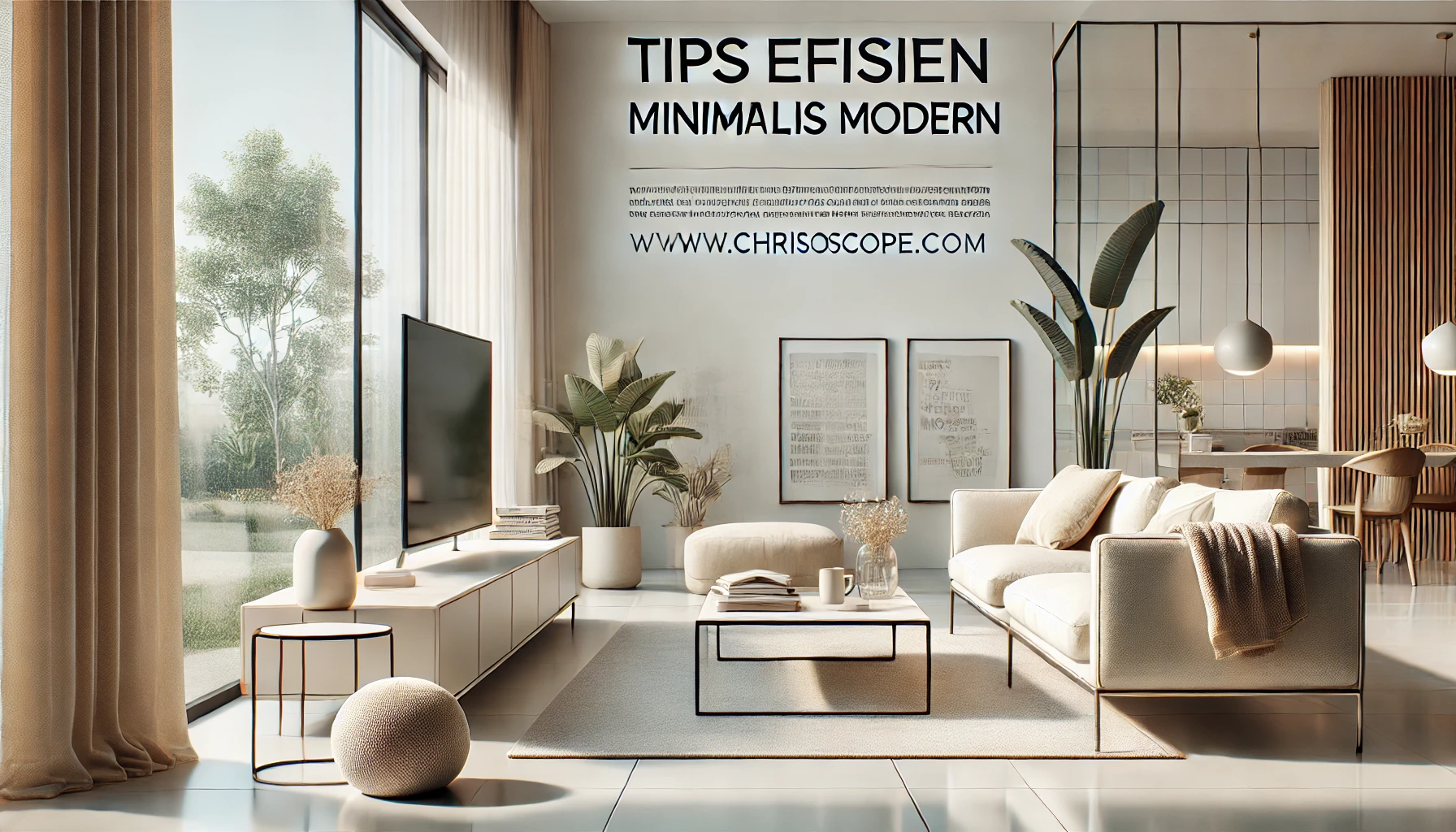 Tips Efisien Minimalis Modern
