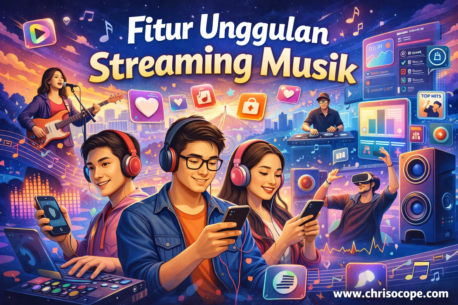 Fitur Unggulan Streaming Musik