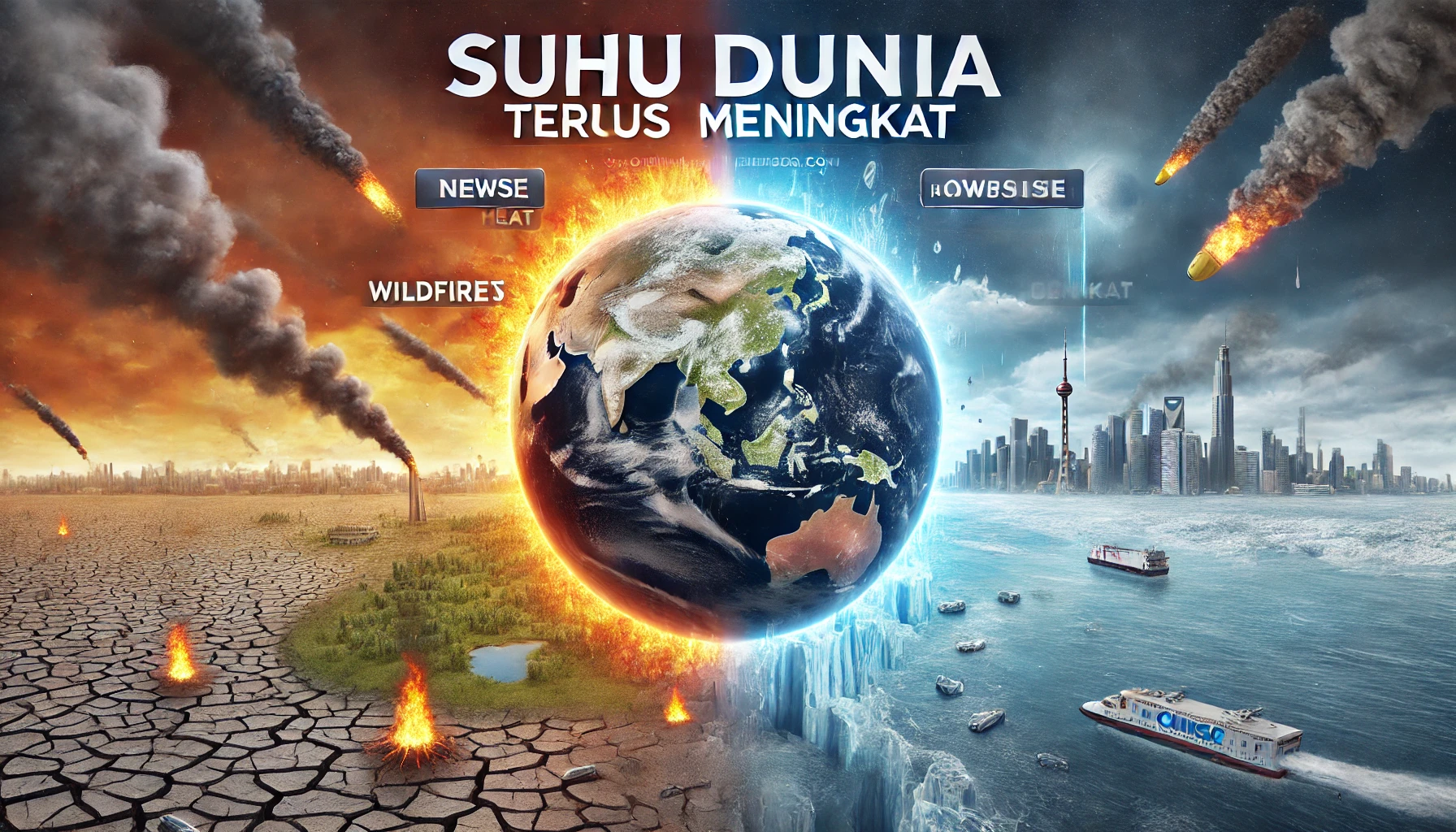 Suhu Dunia Terus Meningkat